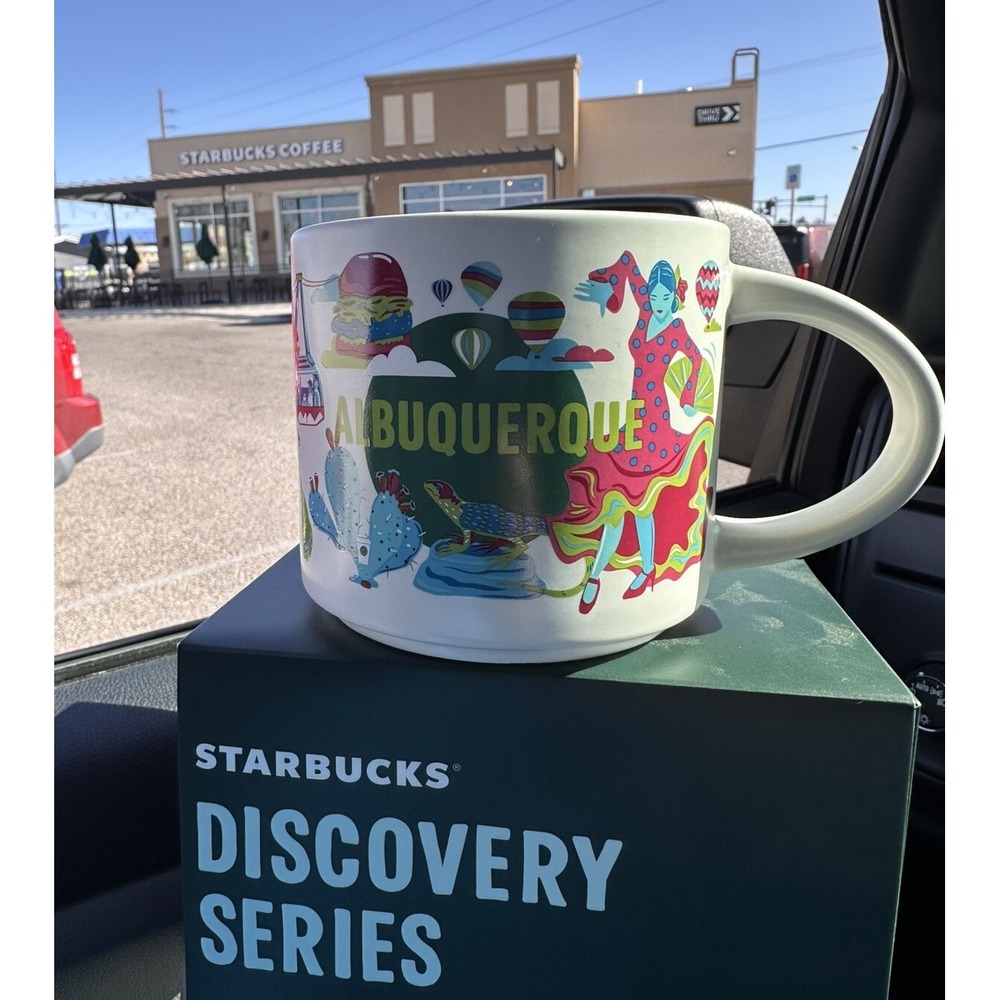 Starbucks‎ Discovery Series ALBUQUERQUE Ceramic Mug Cup 14oz- Brand New With Box